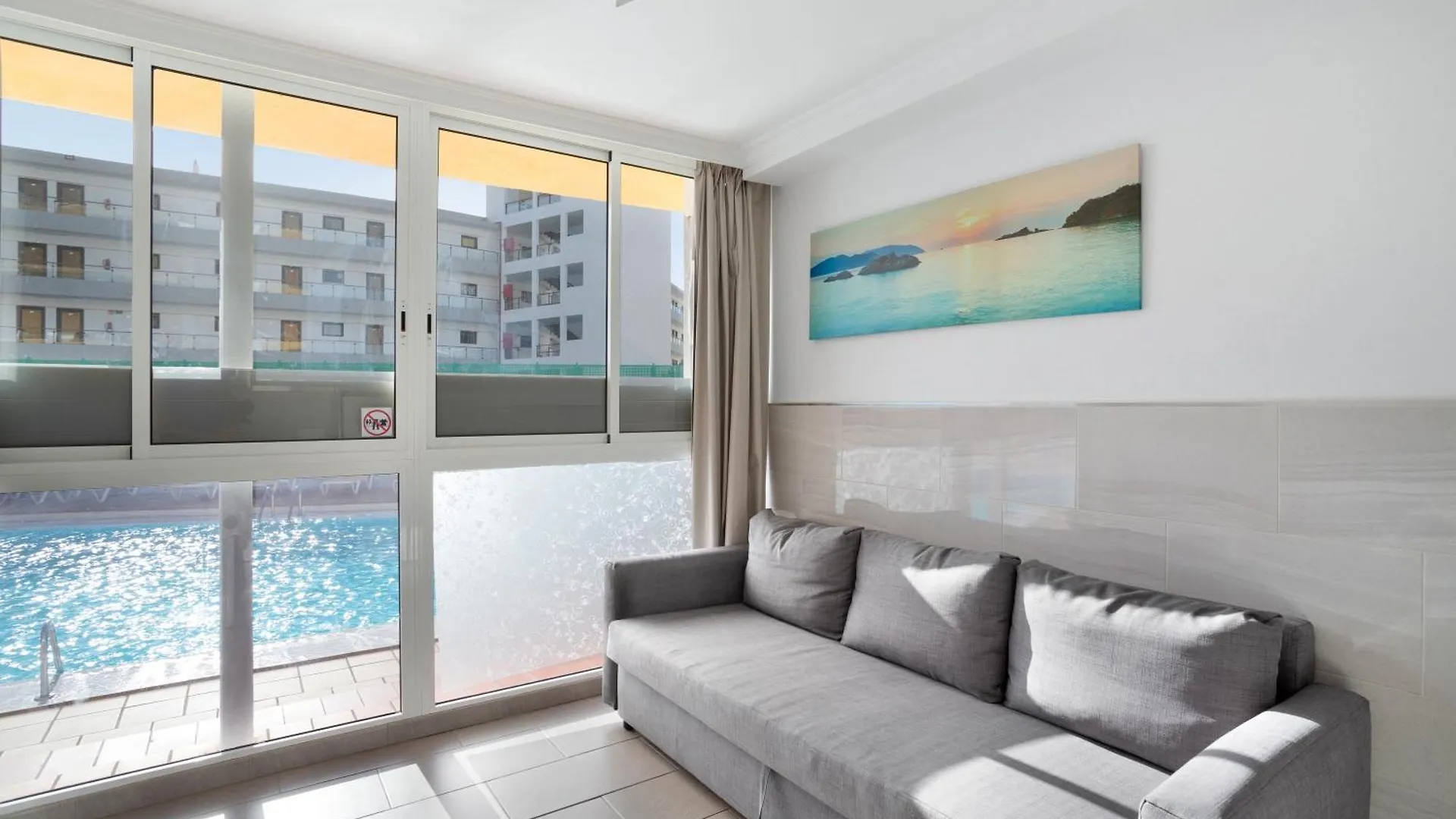 公寓 El Nido De Los Angeles Apartamentos 普拉亚戴尔雷安格莱斯
