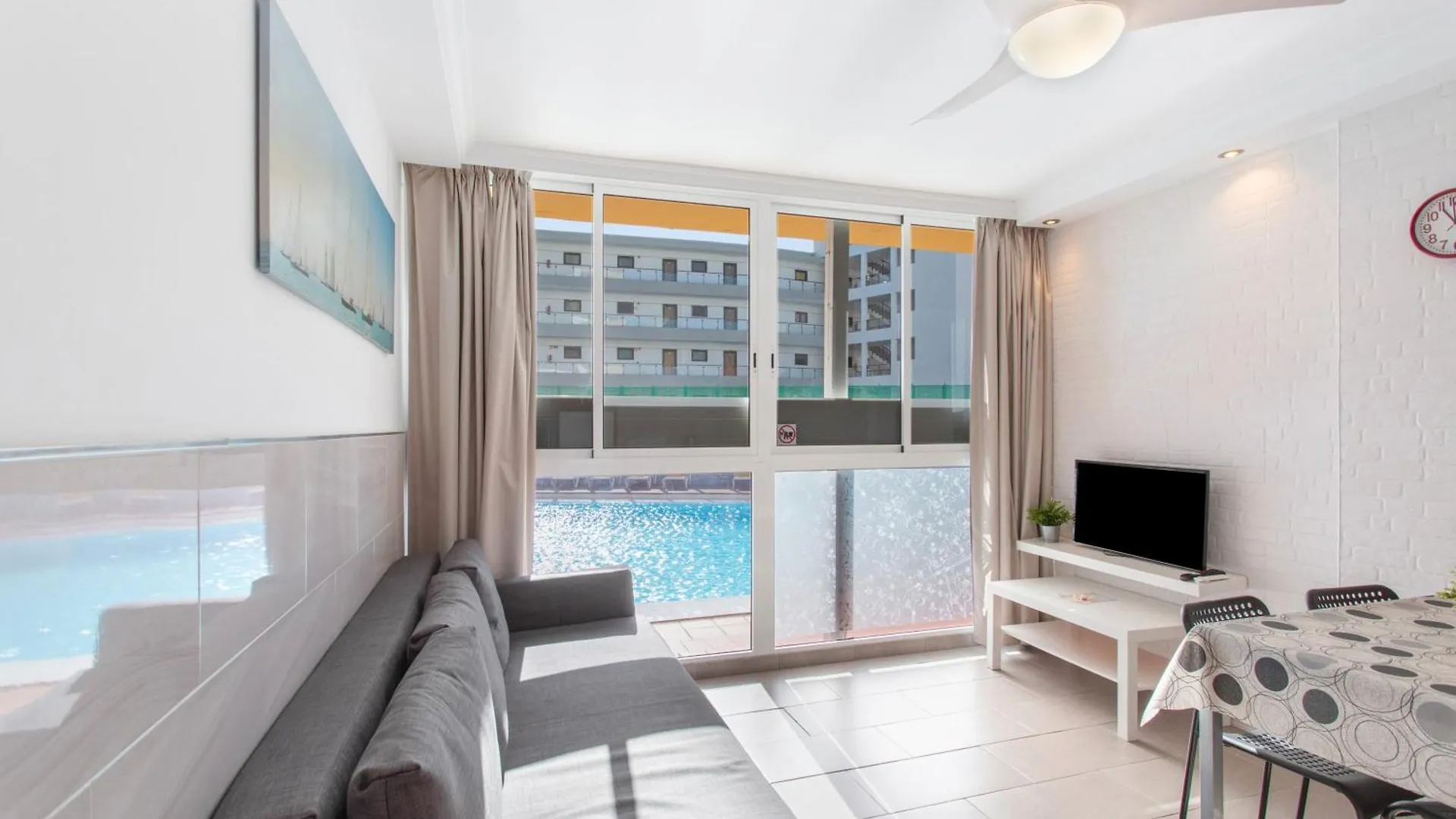 公寓 El Nido De Los Angeles Apartamentos 普拉亚戴尔雷安格莱斯