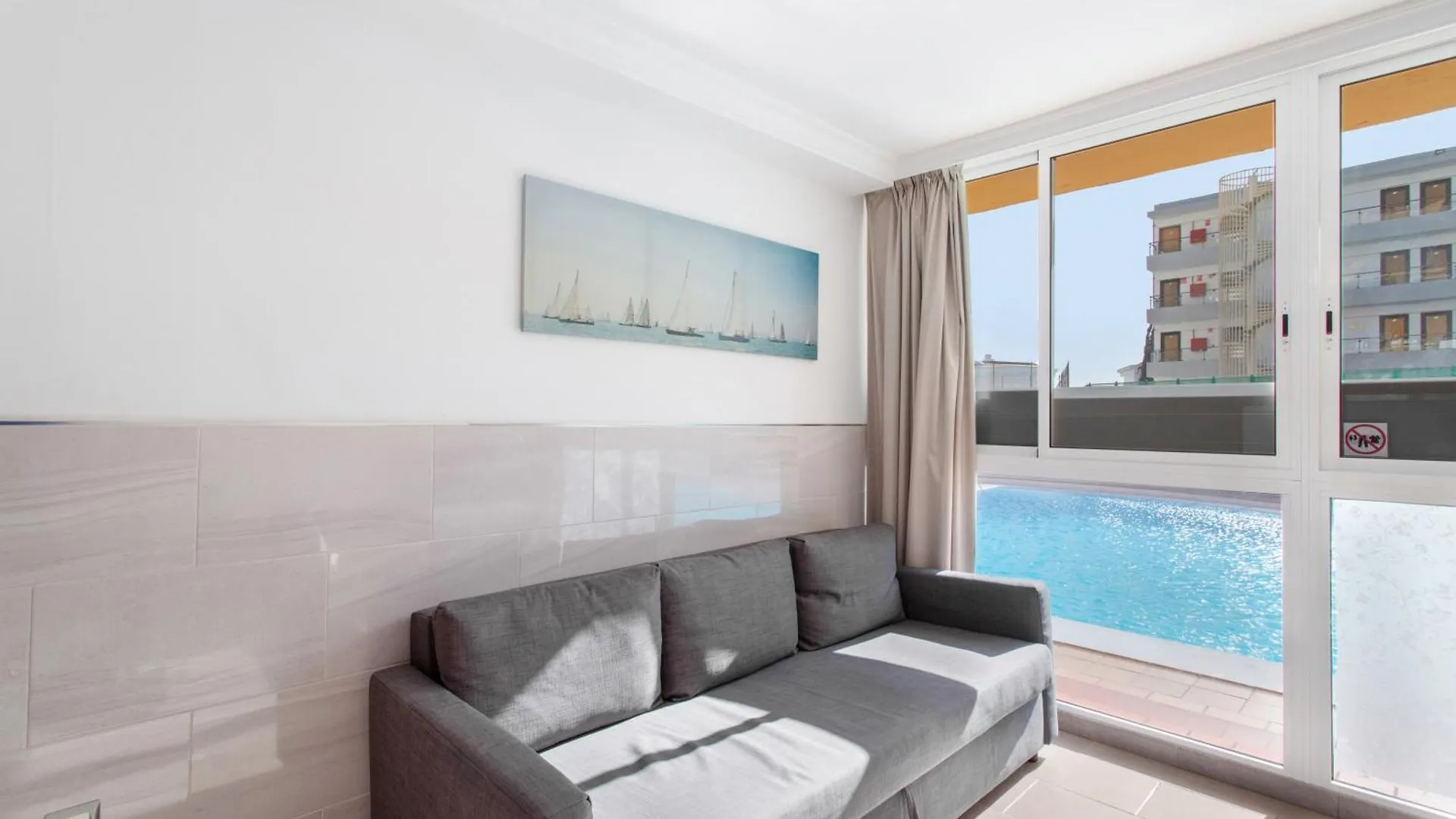 公寓 El Nido De Los Angeles Apartamentos 普拉亚戴尔雷安格莱斯